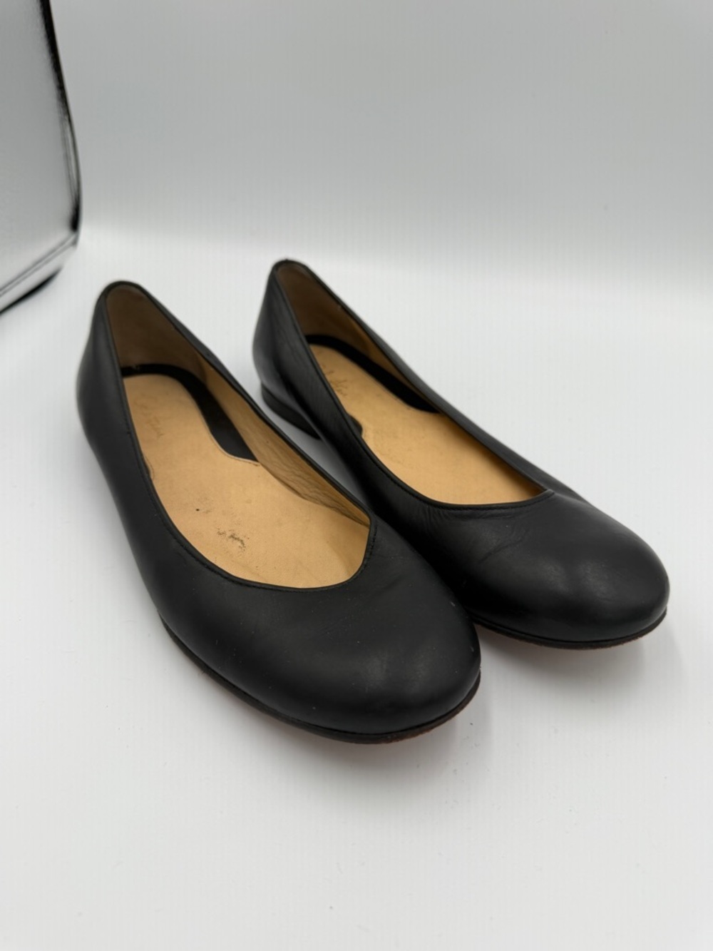Cole Haan Women’s 8.5 Size Black Leather Women's Ballet Formal Flats Shoes